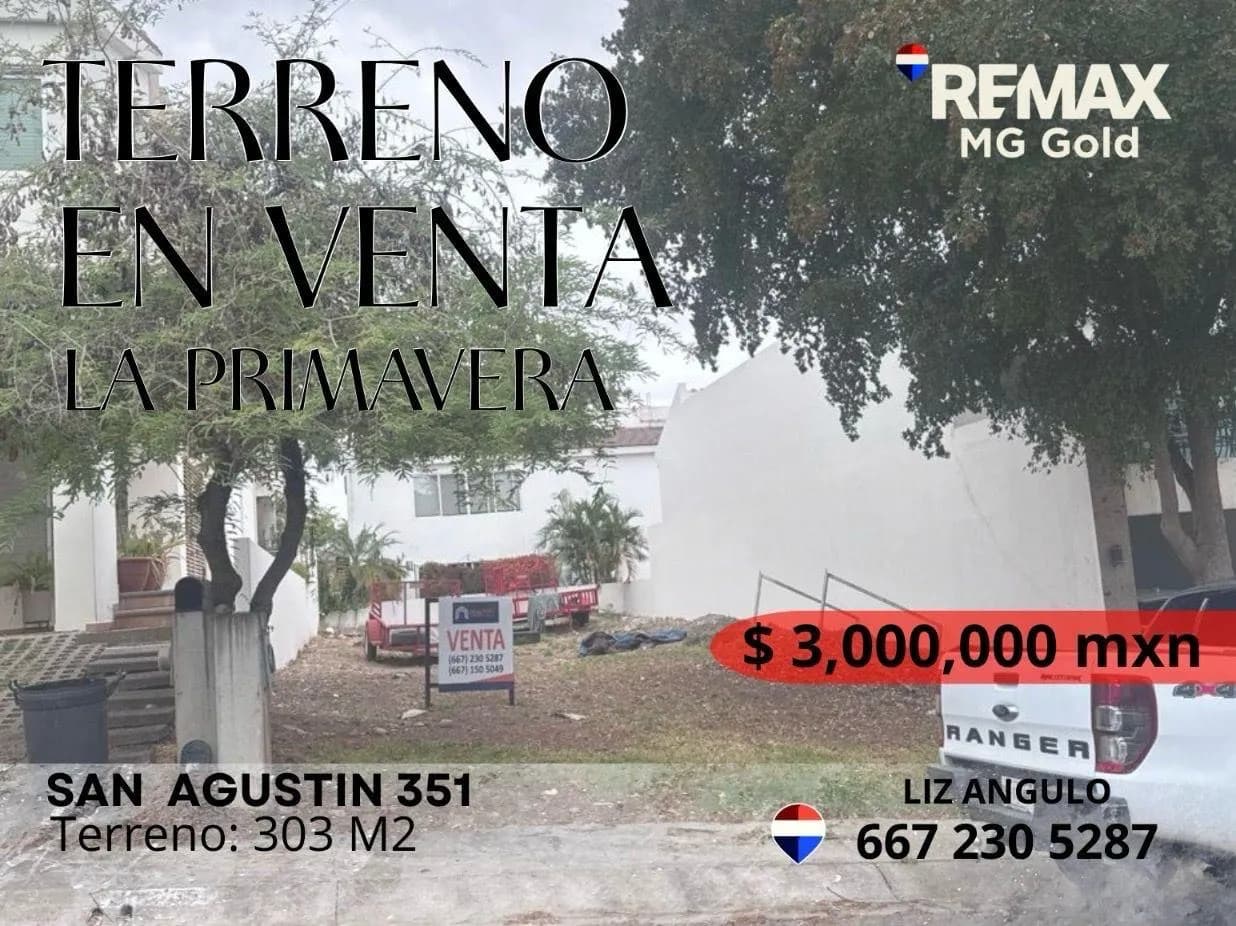 TERRENO SAN AGUSTIN | LA PRIMAVERA